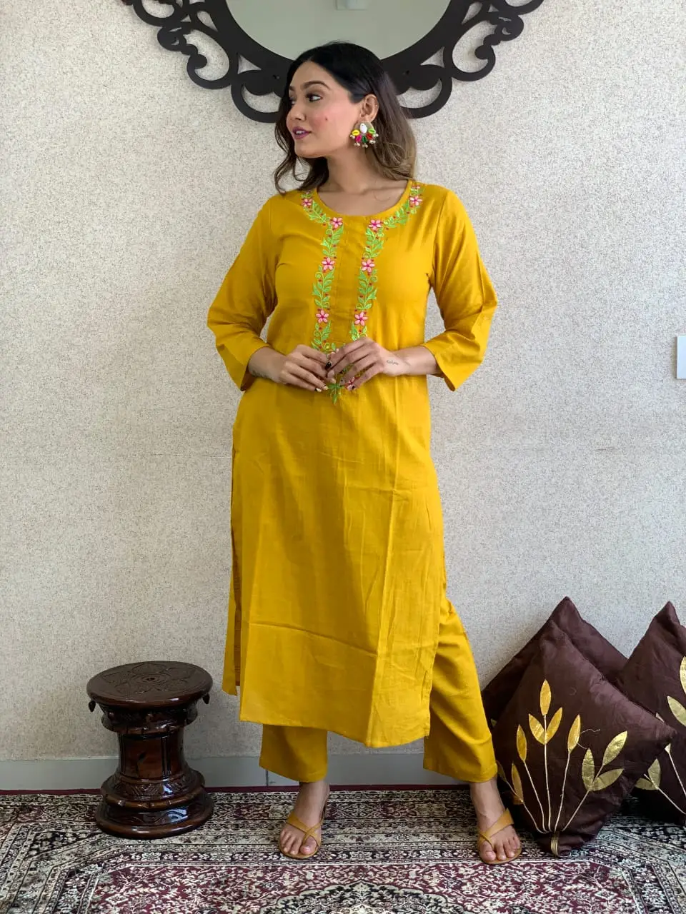 Yellow Color Kurti In Cotton Fabric - Zakarto Yellow Kurti, Yellow Kurtis, Yellow  Kurtis Online, Yellow Kurtis … | Cotton kurti designs, Clothes for women,  Clothes