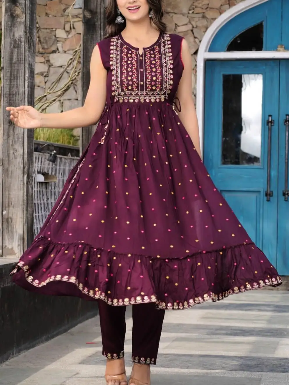 Indian Ethnic Wear Online Store | Long kurti patterns, Fancy kurti, Kurta  designs