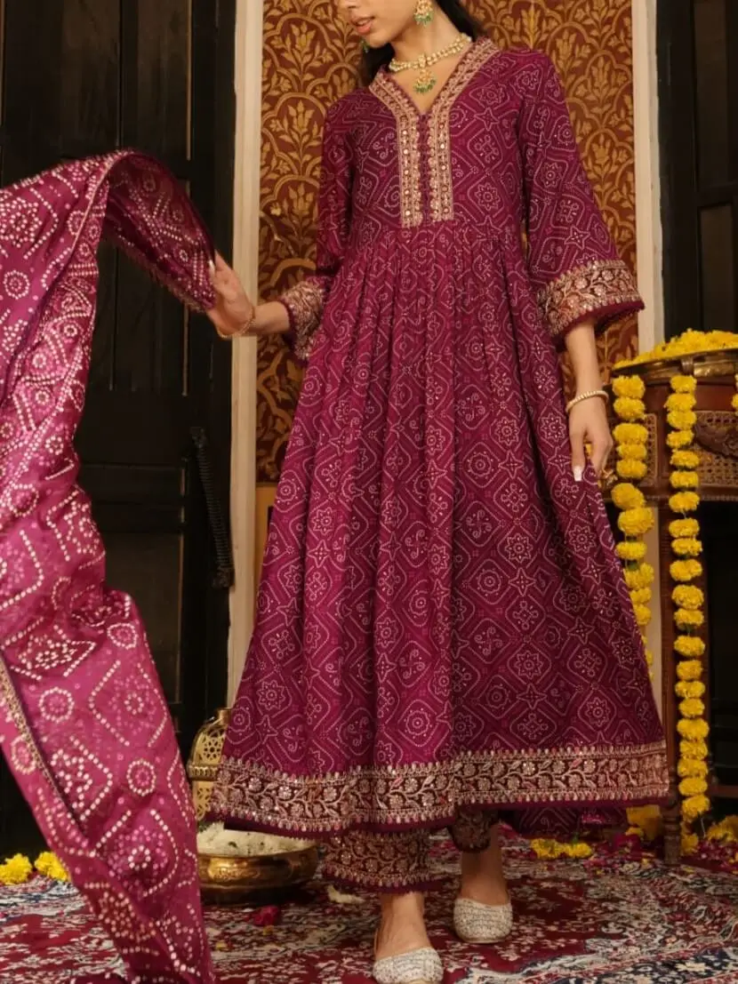 Rayon Burgundy Ladies Designer Zari Kurta Set at Rs 849/piece in Jaipur |  ID: 2851493150591