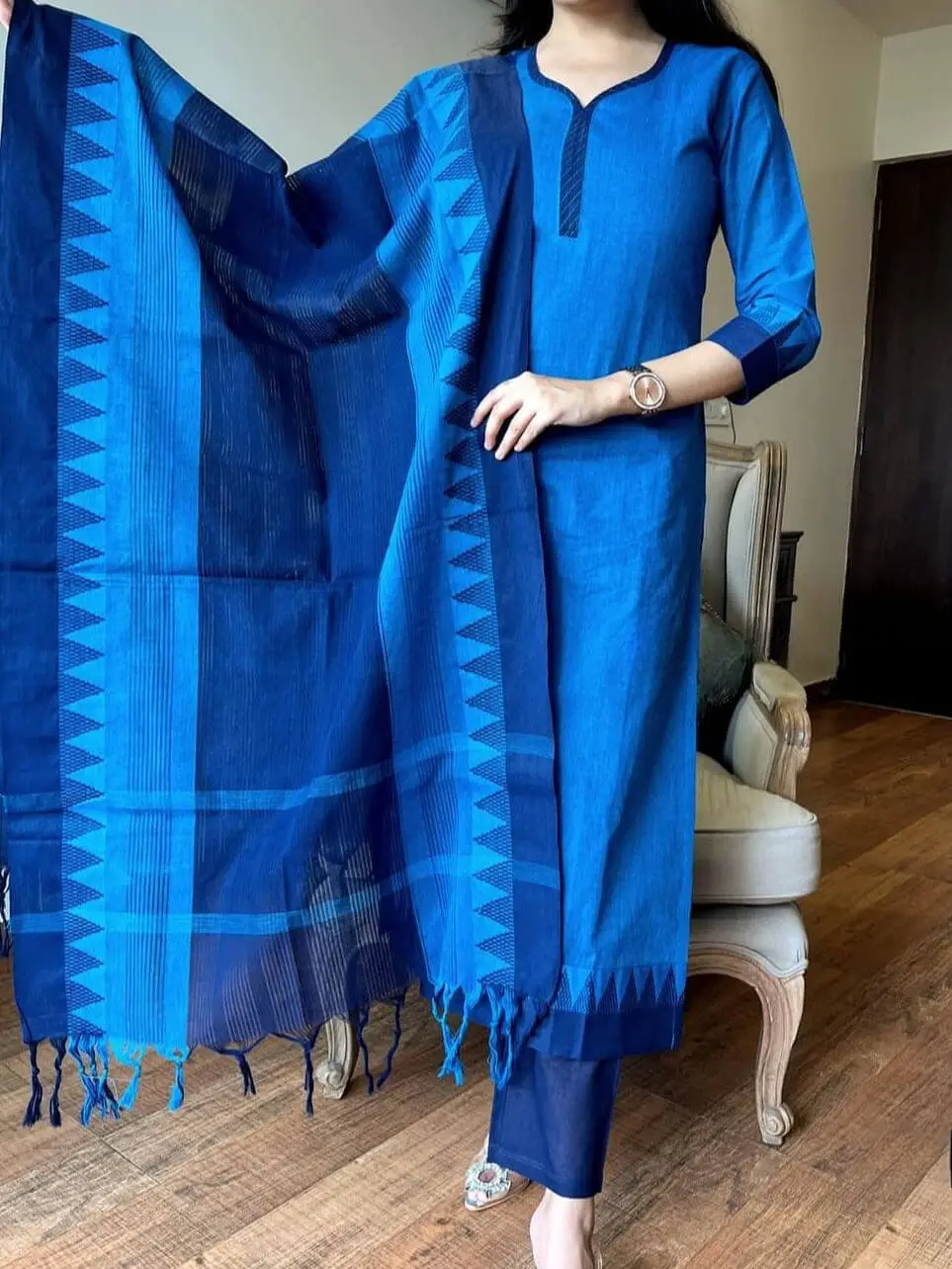 Rs.1499 Restock Ready *Handloom South cotton series* You will be so much in  love with pure handloom south cotton hand woven fabric… | Instagram